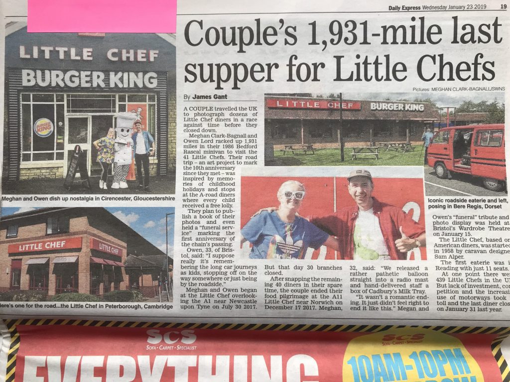 Article in Daily Express about Every Little Chef.
